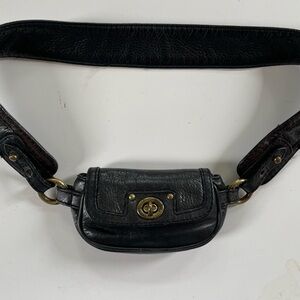 Marc Jacobs Black Leather Belt Bag